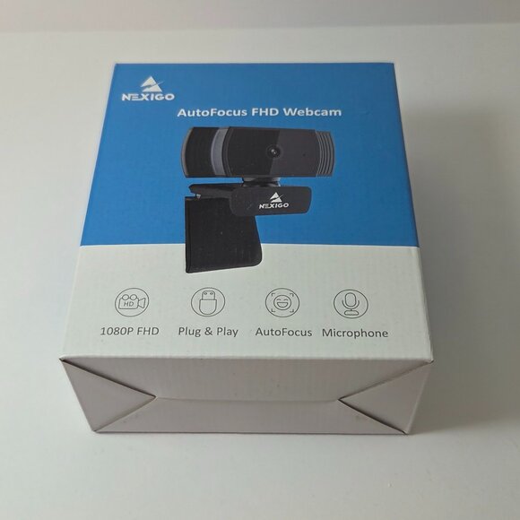 NWT - NexiGo AutoFocus 1080P Full HD Webcam with Microphone - Picture 4 of 8